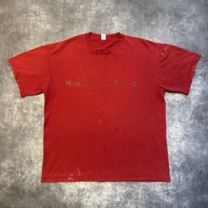 Vintage‎ Hawaii Surfer Tee Men's 2XL XXL Red
